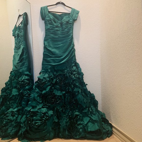 Gorgeous Green Gown - Picture 1 of 5